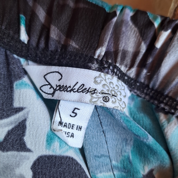 Speechless floral strapless formal mini dress size 5 - Picture 5 of 9